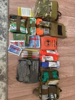 Бронежилет  А-18 Голиаф- Г Комплект бронезащиты БР1/2+подсумки, медицина. 