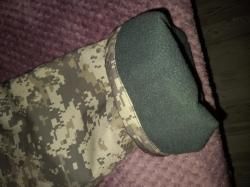 Брюки на флисе комуфляж