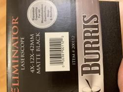 Burris Eliminator Laserscope 4x-12x-42mm