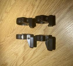 Быстросъемные поворотные кольца Apel EAW 26мм., 30мм с основаниями на Browning BAR-2