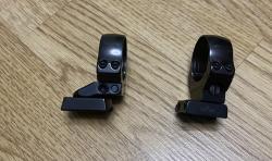 Быстросъемные поворотные кольца Apel EAW 30мм с основаниями на Sauer 101