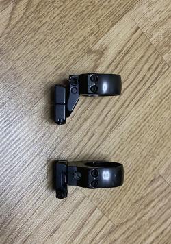 Быстросъемные поворотные кольца Apel EAW 30мм с основаниями на Sauer 101