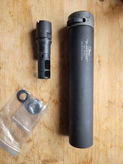 БЫСТРОСЪЁМНЫЙ модератор и ДТК ALFA ARMS