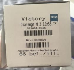 Carl Zeiss Victory Diarange M 3-12x56 T*