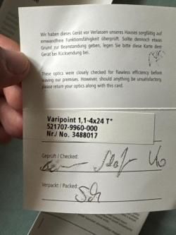 Carl zeiss victory varipoint 1.1-4*30