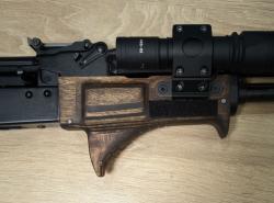 Цевье деревянное от Мастерской Чупы АК Сайга TG-2