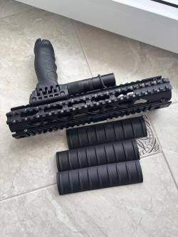 Цевье Fab на тигр с  сошками и тактическим фонарем