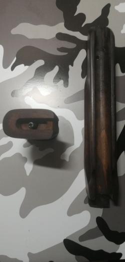 Цевье и эргономичная рукоятка (орех) к сайге 410