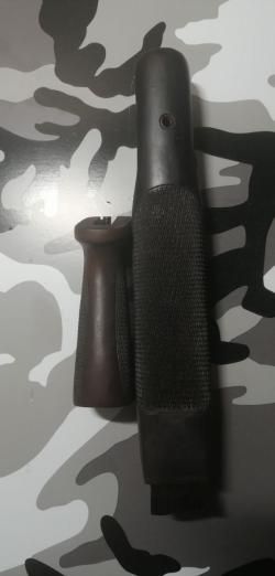 Цевье и эргономичная рукоятка (орех) к сайге 410