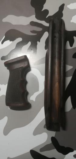 Цевье и эргономичная рукоятка (орех) к сайге 410