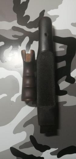 Цевье и эргономичная рукоятка (орех) к сайге 410