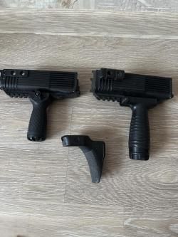 Цевье пластиковое с доп ручкой на Сайгу