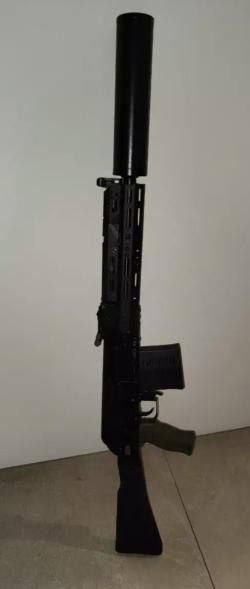 Цевье тактическое трубчатое короткое M-Lok для Сайга-308 исп. 46 "Тактические Идеи" Н-308К