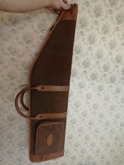 Чехол Blaser B Twill/Leather 110см коричневый