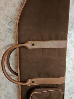 Чехол Blaser B Twill/Leather 110см коричневый