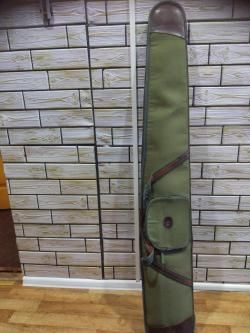 Чехол для ружья кожа с брезентом Германия