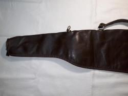 ЧЕХОЛ КОЖАНЫЙ ОХОТНИЧЬЕГО РУЖЬЯ 