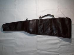 ЧЕХОЛ КОЖАНЫЙ ОХОТНИЧЬЕГО РУЖЬЯ
