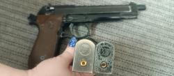 Страйкбольная версия пистолета Beretta M92 Long от фирмы WE, Тайвань