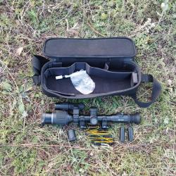 Цифровой прицел ночного видения Pulsar Digex N 455 с быстросъëмными кольцами высшего класса на Weaver.