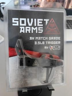 CMC "Soviet Arms" Flat AK Trigger, 3-3.5lb