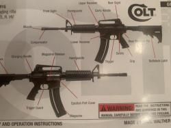 Colt M16 Rifle .22 LR (HV), изготовитель Carl Walther, Германия.