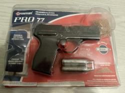 Crosman Pro 77 Kit (пистолет, очки,баллончики,пульки)