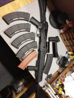 Cyma АК-74 Cm040c ( обвесы Magpul)