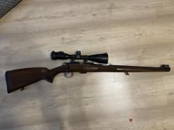 CZ 452-2E ZKM FS (Full Stock/Фулл Сток) мелкашка .22LR +прицел 3-9х40 Липерс с подсветкой