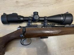 CZ 452-2E ZKM FS (Full Stock/Фулл Сток) мелкашка .22LR +прицел 3-9х40 Липерс с подсветкой