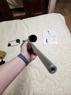 CZ-455 stailness steel 22LR + Leupold 3-9 50 mm