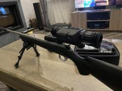 CZ 455 в нержавейке c тепловизором iray geni 35R