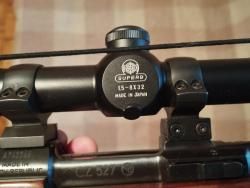 CZ-527 калибра 223 Rem + японская оптика SUPERB 1.5-8x32