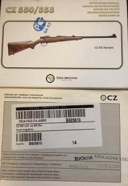 CZ 550 LUX 308 Win