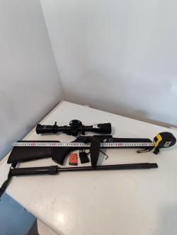 CZ457 22 lr пластик, 410 мм с прицелом и банкой