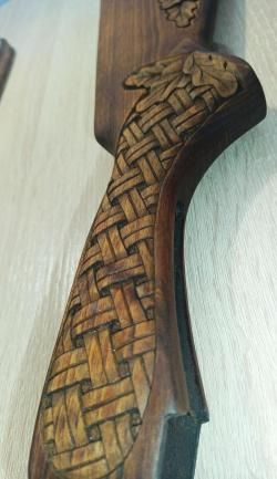 Дерево, приклад, цевье на Иж 27 