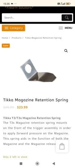 Держатель магазина Tikka T3