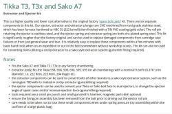 Экстрактор и ударник для Remington 700, 870, 1100, 11-87 + Bergara B14 + Tikka Sako Savage