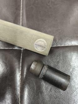 ДТК закрытого типа Airmaster Новичок на Сайгу к.7,62/308, титан, резьба 24x1,5R (б/у)