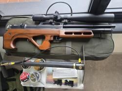 Эдган матадор стандарт 5.5/EDgun Matador R3M 5.5, standard, 3 дж., ложе орех. Комплектом