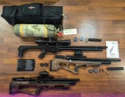 FX Dreamline 6.35 / Kral Puncher Breaker 3 Empire 6.35 / Crosman Benjamin Akela 