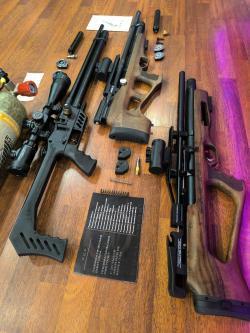 FX Dreamline 6.35 / Kral Puncher Breaker 3 Empire 6.35 / Crosman Benjamin Akela 