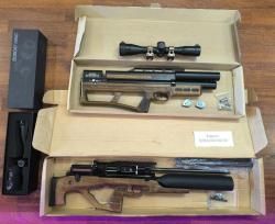 Егерь с колбой и прицелом НОВЫЙ для Охоты и вилка Vl12 Gen2 с прицелом