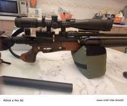 LW Егерь складной карабин 6.35 до 3 дж, с прицелом 24 крат