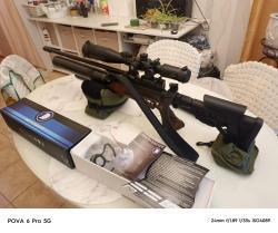 LW Егерь складной карабин 6.35 до 3 дж, с прицелом 24 крат