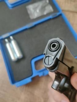 Ekol ES 66C Black (пневматический аналог Browning HP Double action compact)