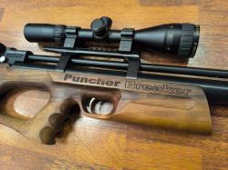 Kral Puncher Breaker 3 (PCP, Bull-Pup, Дерево Орех) Оптика Насос в ПОДАРОК