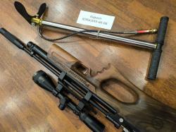 Kral Puncher Breaker 3 (PCP, Bull-Pup, Дерево Орех) Оптика Насос в ПОДАРОК