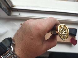 Финка НКВД кованная+кожаные ножны +вечное огниво в подарок