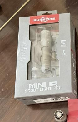 Фонарь Surefire M340V white + infrared, SF SR08 D IT
